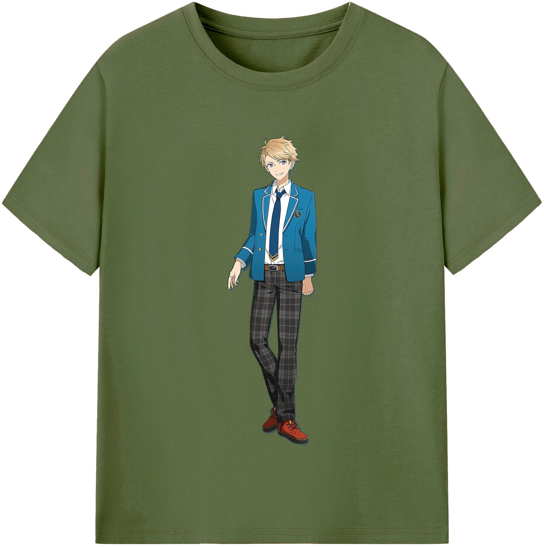 （画像用） あんさんぶるスターズ! Ensemble Stars 綿100％半袖Tシャツ（フロントプリント）